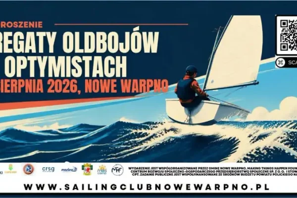 Regaty Oldbojów na Optymistach w Nowym Warpnie – żeglarskie święto na Zatoce Nowowarpieńskiej