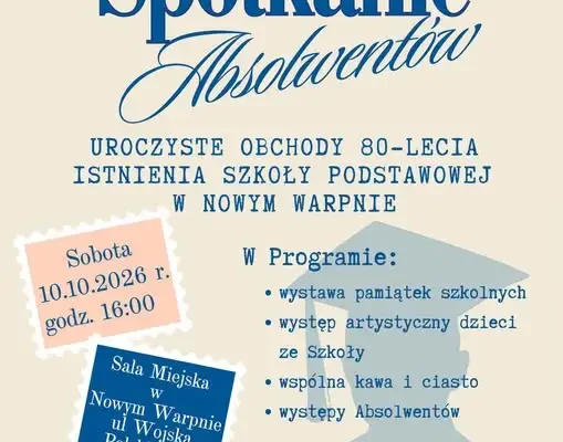 80-lecie Szkoły Podstawowej w Nowym Warpnie – jubileuszowe spotkanie absolwentów