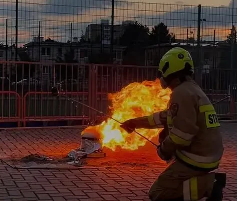 OSP Gryf Szczecin uczył mieszkańców, jak reagować w sytuacjach zagrożenia