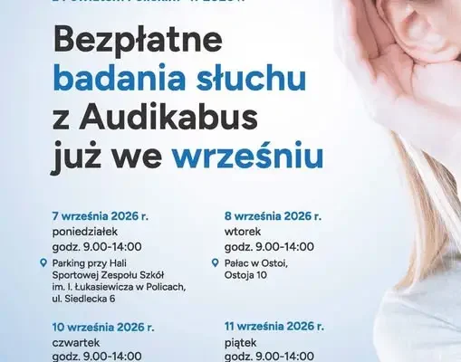 Bezpłatne badanie słuchu w Policach – skorzystaj bez zapisów