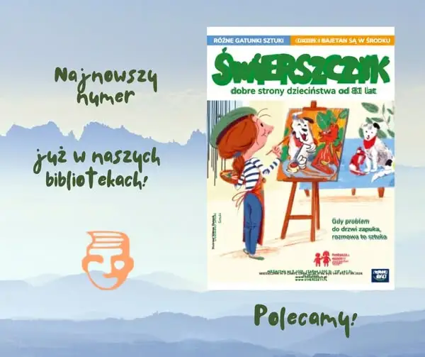 Nowy numer „Świerszczyka” dostępny w bibliotekach w Kołbaskowie i Przecławiu
