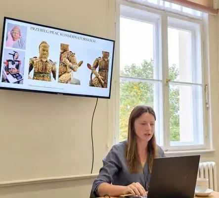 Obrona pracy magisterskiej o chińskim wojowniku z dynastii Qing w Muzeum Narodowym w Szczecinie