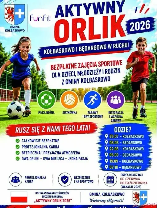 Aktywny Orlik 2026 w Kołbaskowie – sportowa sobota dla całych rodzin